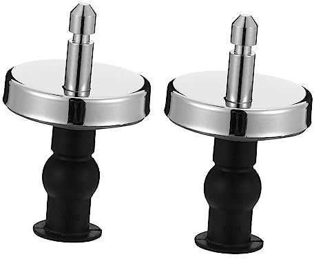 HOLIDYOYO 2piezas Bisagras Para Asiento De Inodoro De Liberación Rápida De Repuesto Para Tapa De Inodoro Accesorios De Zinc Para Instalación