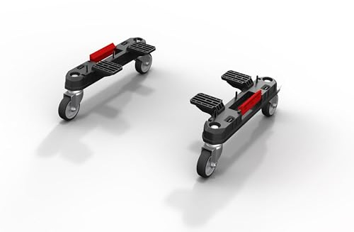 Qbrick System Prime Mobile Adapter Rollbarer Adapter Satz Transportrollen Werkstatt Schwarz