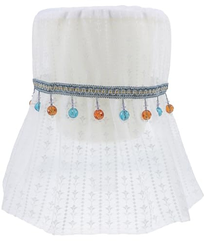 DIYEAH Water Dispenser Cover, Lace Fabric Cover for Jug, Decorative | and Washable Dispenser, Quick Installation, Dust for Home, Office, Living Room Water, 38.00*35.50*35.50cm 95.0000g