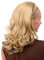 WIG ME UP - TYW60876H-24B Halbperücke Haarteil edel mit geflochtenem Haarreif lang glatt mittelblond blond glatt geschwunge Spitzen