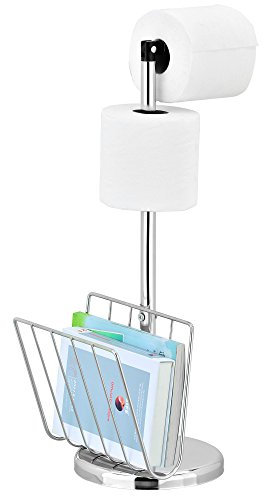 Furinno Toilet Paper Holder, Metal, Chrome, one Size