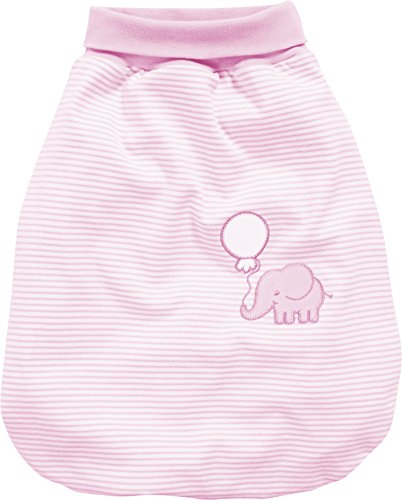 Schnizler Unisex Kinder 800716 Strampelsack Interlock Elefant, 14-Rosa, Einheitsgröße