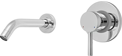 Welfenstein 2-Loch Unterputz Armatur BM14001 Wasserhahn für Waschschale Waschbecken