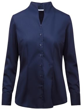 Seidensticker Damen Women Slim Longsleeve Cotton Bluse (1er Pack)