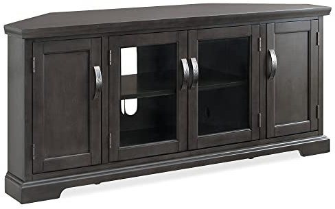 Leick Home SINCE 1910 Mobile Console TV angolare, Rovere Lavato Grigio