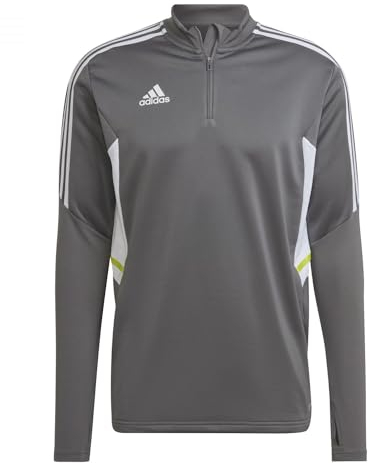 Adidas Herren CONDIVO22 Zip-Workout-Jersey, Team Grau Vier, M