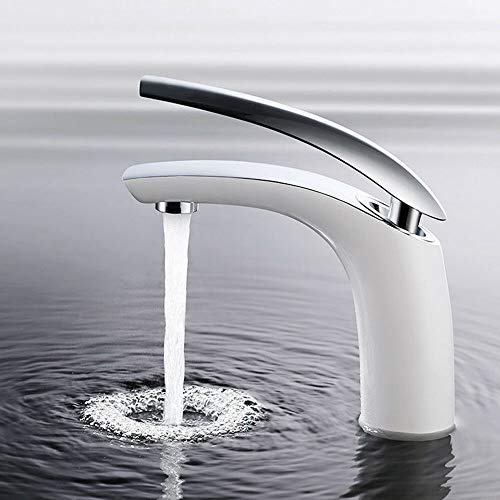Waschbecken Badarmaturen Elegant Weiss Wasserhahn Waschtisch Bad Armatur Badzimmer Faucet für Badzimmer Waschbecken