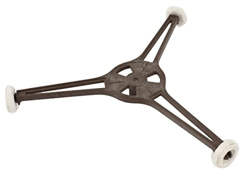 Ruilogod Mikrowellen-Kunststoff-Glasscheibeplatte-Dreieck-Unterstützung 9cm-Radius-Khaki