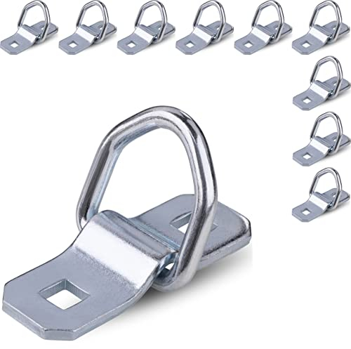 Zurrösen für Anhänger 10 Stück - Zurrbügel belastbar bis 800 kg - Verzurrösen Zurrpunkte - Befestigung Anhänger Zubehör