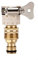Connecteur de tuyau, 4 paquets de paquet Connecteur de robinet 1/2 et 3/4 pouce 2-en-1 Adaptateur de robinet féminin universel, 23 mm, connexion rapide au tuyau pour adaptateur de robinet fileté à eau