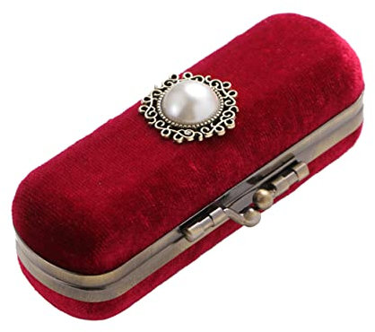 TOPBATHY Scatola Porta Rossetto Vintage Porta Per Labbra Astuccio Per Gioielli Organizer Porta Rossetto Astuccio Porta Rossetto Scatole Portaoggetti Custodia Viaggiare Vintage ▾