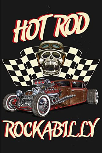 Blechschild 12x18cm gewölbt hot rod rockabilly Deko Geschenk Schild