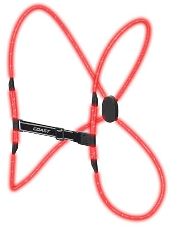 COAST LH150 Version 2.0 Wiederaufladbare LED Hi-Vis Leuchtweste, 6+ Farbmodi, Reflektierend, Einheitsgröße für die meisten mit Neu & Verbessert 18 Stunden LAUFZEIT