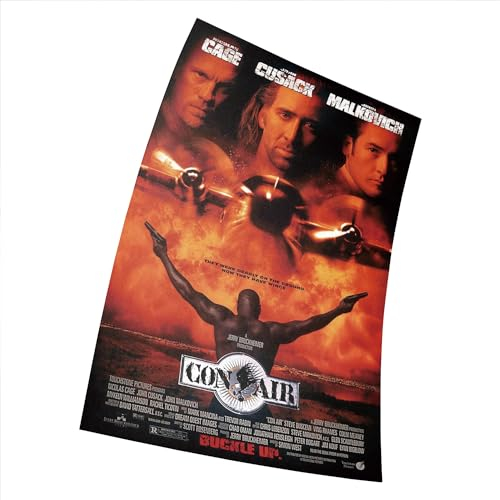 Con Air - Movie Poster Größe 11 x 17 Dekorative Rahmenloses Kunst Geschenk (28 x 43 cm) Leinwand Poster