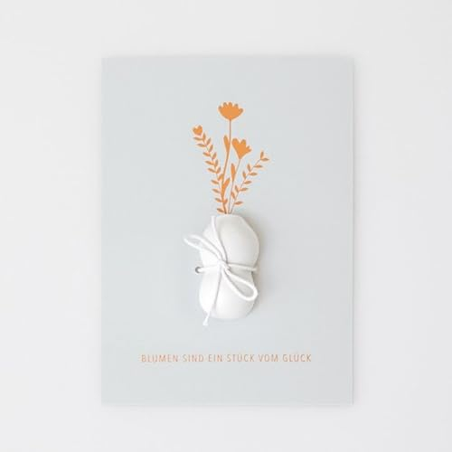 Räder Magnetvase Blumen sind EIN Stück vom Glück