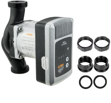 PAG Turbo GmbH® - Umwälzpumpe Zirkulationspumpe Hocheffizienz IBO MAGI H 25-120/180 Pumpe Klasse A