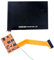 New GBASP IP Display Mod Kit Brighten Screen Module V3 Replacement, for Gameboy Advance GBA SP Handheld Game Console, 8 Brightness Levels OSD Menu Multiple Modes 100% Fit Full Cover Assembly, Black