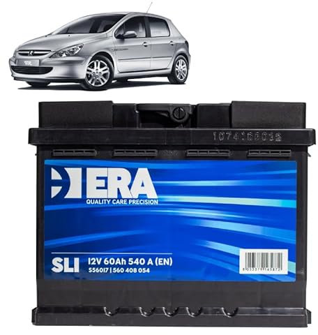Batteria 60Ah per Peugeot 307 1.6 2.0 benzina 2002-2009