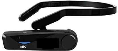 Fotocamera digitale, Webcam for videocamera 4K indossabile montata sulla testa della videocamera for blog Vlog Per le riprese di video di Blogger