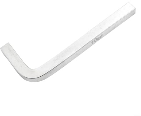 Llave de cabeza cuadrada en forma de L resistente, juego de llaves cuadradas, 310 mm de longitud (10 mm)