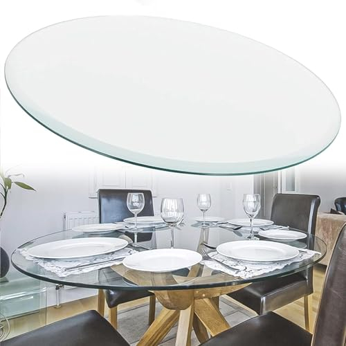 Mesa Redonda Comedor, Cristal Redondo Tablero De Mesa Templado, Para Mesa De Centro, Tablero De Mesa De Cristal Templado,Tablero De Cristal Para Mesa Redonda, 50CM 70CM 80CM 90CM 100CM(35CM(14INCH))