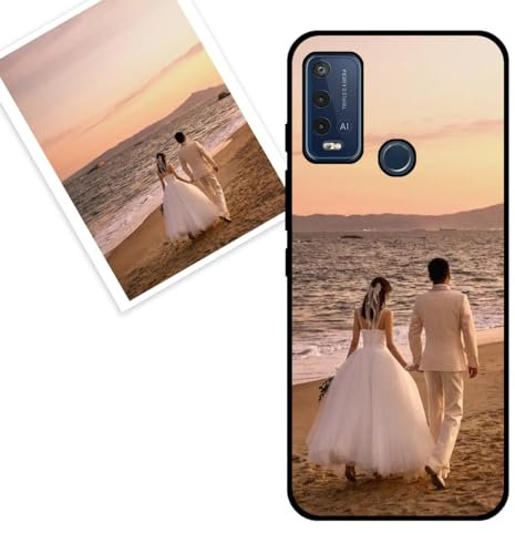 KARTXITAI Coque Personnalisée Compatible avec Wiko Power U30,Personnalisable Housse Étuis avec Votre Photo Image Texte Etui,Ultra Silicone en Gel TPU Souple Case -Noir