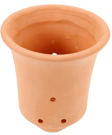 POPETPOP Maceta de orquídeas macetero de Terracota Jardinera plantador de Cactus plantador de árboles Maceta de Barro Maceta de Arcilla macetas Maceta balcón Maceta de Plantas suculentas