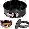 Cake Tin for Baking Cake- 8 Inch Round Bottom with Latch Pan Non-Stick & Leak-Proof Carbon Steel Mousse Cake Mould Gauge Carbon Steel Coating Perfect for Baking Pie Cheesecake Pizzas Quiches