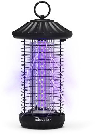 Insektenvernichter Elektrisch - Mückenlampe 3800V Mückenfalle Mückenschutz, Fliegenfalle Elektrisch Mückenabwehr, für Mücken,Motten,Fliege,Spinnen, Wasserdicht IPX4
