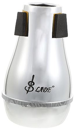 Veemoon BsflüGelhorn DäMpfer Kunststoff, Posaunen DäMpfersilber Generic Alto Posaune DäMpfer ZubehöR Posauneninstrumente - Ideales ZubehöR – 13.2x8x8cm ABS