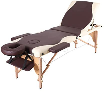 MOKLYF Multifunktions-Massageliege, tragbare Massageliege mit bequemem Kissen aus hochelastischem Schwamm, für Beauty-Spa-Therapie-Tattoos(