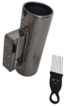 Metall Guiro Instrument Shaker Guiro Shaker Mit Schaber Musikinstrument Zylinder Rund Latin Percussion Instrumente