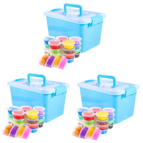 SHINEOFI 3 Sätze Kinderton Bausätze Bausatz Polymer Bastelset Aus Ton Lehmzubehör Skulptionsinstrumente Modelliermasse Tonzubehör Für Kleinkinder Luftgetrocknete Tonhandwerkswerkzeuge