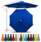 Amieron 2m-3.5m Replacement Parasol Canopy, 6/8 Ribs Garden Umbrella Replacement Parasol Fabric Cover, Umbrella Canopy Cover Waterproof for Garden Umbrella Yard Beach, Canopy Only