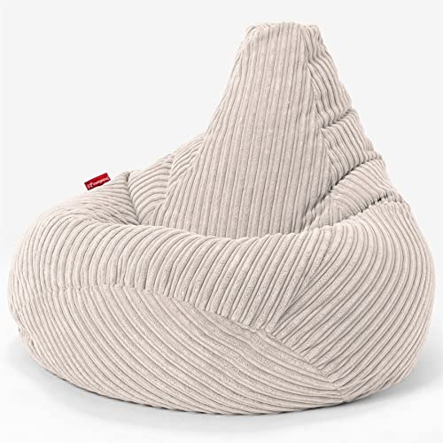 Lounge Pug, Gaming Sitzsack Sessel, Cord Creme