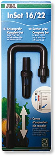 HDmirrorR JBL - Inset 16/22 Ansaugrohr Komplett-Set für Außenfilter von Aquarien für 16/22 Schlauch