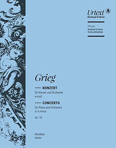 Klavierkonzert a-moll op. 16 - Partitur - Urtext (PB 15152)