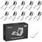10x Befestigungsmaterial Winkelverbinder für 3030 Aluprofil Winkel Wandhalter Montagematerial 35x35x28 mm Eckwinkel Eckverbinder Wandhalter Montagematerial für Aluminiumrahmenstruktur Strebenprofil
