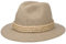 Ur-Tiroler Trachtenhut - Almhut Herren/Damen - Wanderhut aus 100% Wollfilz - Oktoberfesthut mit RIpsfutterband - Tirolerhut Sommer/Winter - Filzhut beige 54 cm