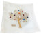 Sospiri Venezia Svuotatasche Albero della Vita in Vetro di Murano Murrine e Oro Idea Regalo Piatto Vassoio Decorativo Made Italy Portaoggetti Soprammobile Bomboniere Cerimonia 19X19 cm