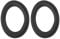 Yunir 2Pcs Horn Rubber Edges, Speaker Surround Repair Subwoofer Foam Woofer Repair Part Replacement Black, for, for Swans Speaker (4 inch)