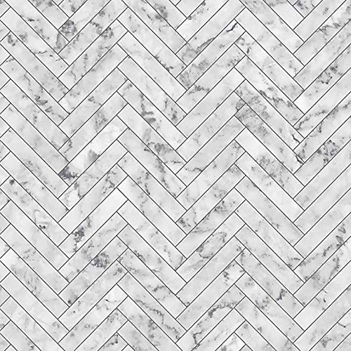 Marble Tile Effect Wallpaper Anti-Bacterial Textured Vinyl Kitchen