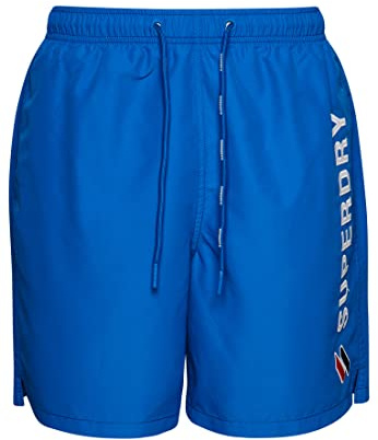Superdry Herren 19-Zoll-Badeshorts mit Applikation aus recyceltem Material