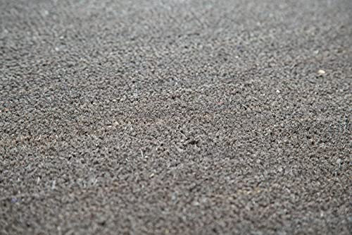 Heavy Duty Grey Coir Entrance Matting - Indoor/Outdoor - 1m or 2m Width - Cut To Size - Heavy Duty Tough Fibres - Hallway, Foyer, Lobby,Reception, Door Mat, Roll (2 metre, 1.50 metre)
