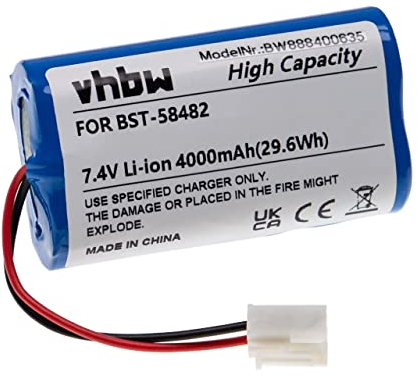 vhbw Akku kompatibel mit Bestway Flowclear Aquatronix Poolsauger (4000mAh, 7,4V, Li-Ion)