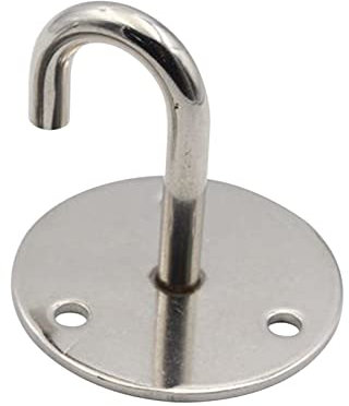 Jxjamp Multi-Purpose Wardrobe Stainless Steel Hanging Ceiling Hook Roof Lantern Wall Mount Clothes Bathroom Mosquito Net Hanger Fan