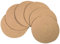 WENFOME Runde gewebte Platzsets, 35,1 cm, braune Jute, dicke Tischsets, Baumwolle, Juteseil, geflochtene Tischsets, Rattan-Tischsets, gewebte Tischsets für Esstisch, 6 Stück