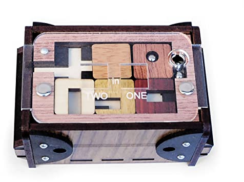 2 in 1 Box - Geheimbox aus Holz - Schwierigkeitsgrad 5/6 Unglaublich - Jean-Claude Constantin