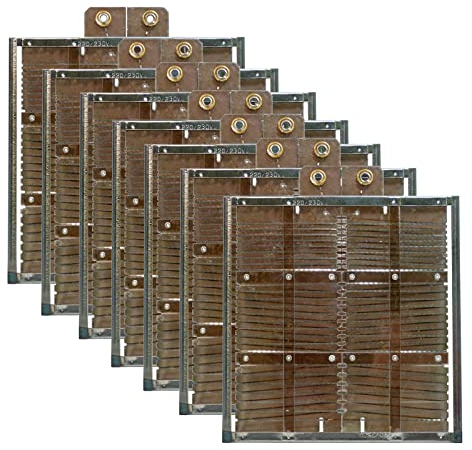 Place4parts Compatible Older Style Toaster Heating Elements for DUALIT Set of 7 for 6 Slice Four Slot