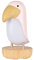 SUAVER LED Nachtlicht Kinder Dekoratives Vogel Schreibtischlampe Dimmbar Tischlampe Wiederaufladbare Nachttischlampe Augenschutz Leselampe für Schlafzimmer,Kinderzimmer (Rosa)